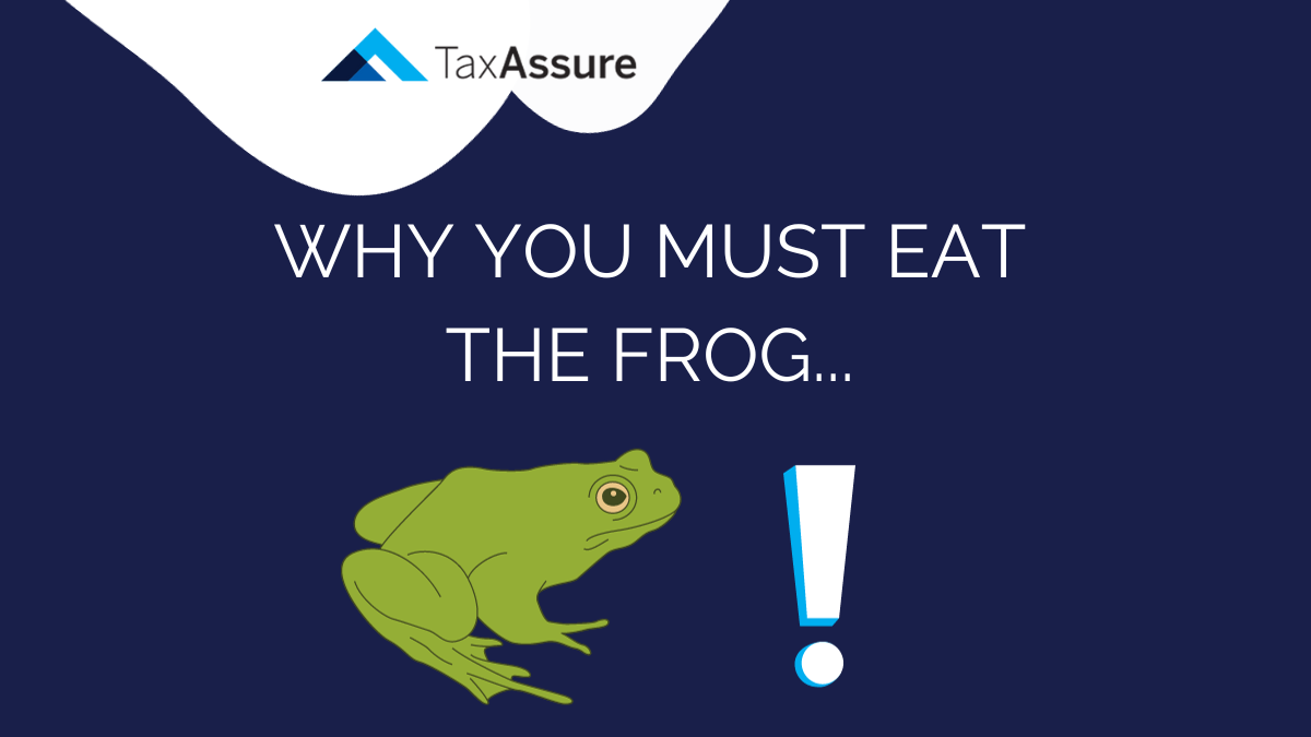 Eat the frog. Don't ignore your tax debt