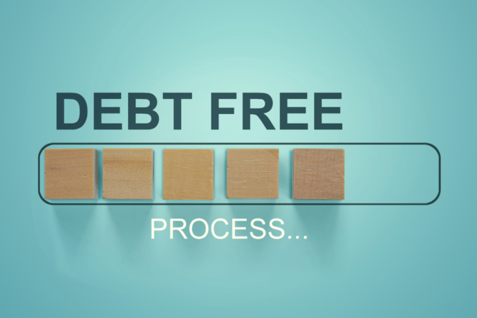 Visualisation of debt free as a process