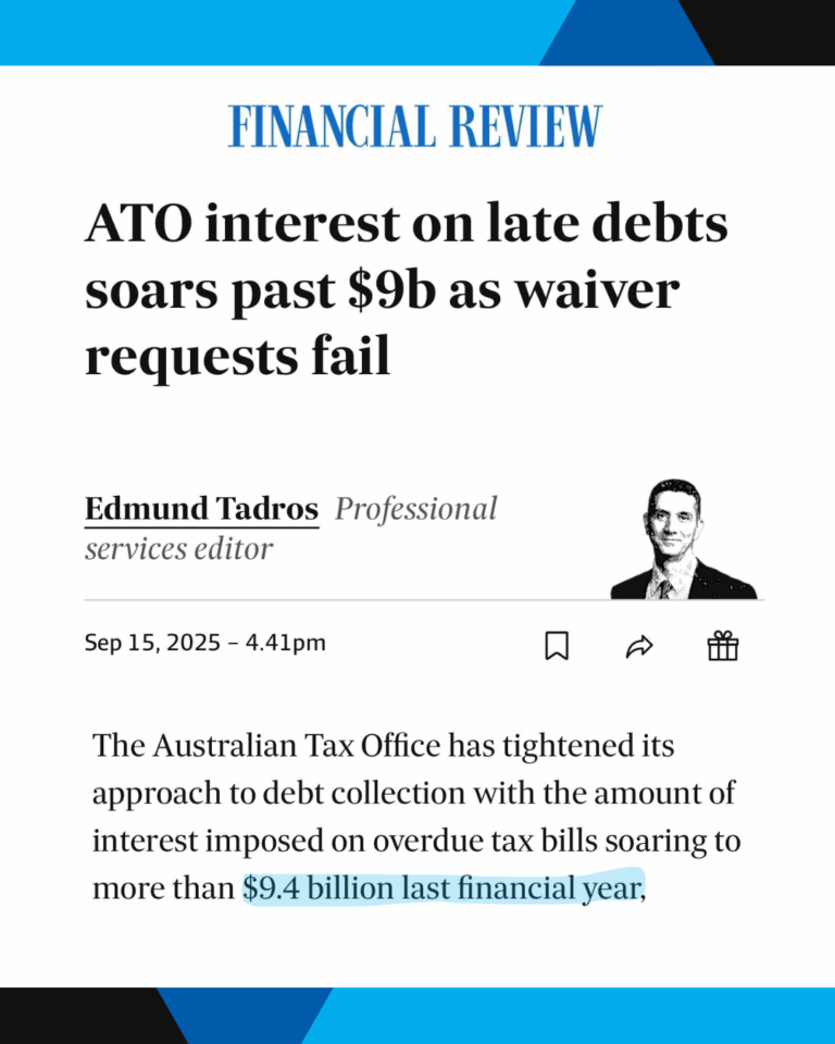 Finacnial Review coverage of the tax debt remissions issue